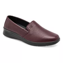 Zapato Confort Mod 124501 Para Mujer Flexi Color Vino