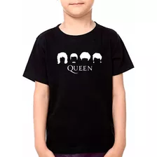 Camiseta Crianças Banda Queen Fãs Rock Metal Infantil Musica