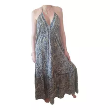 Vestido Indiano Boho Importados Em Seda