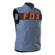 Jm Chaleco Moto Fox Legion Wind Vest Impermeable Azul 