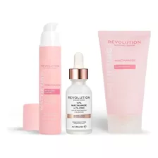 Kit Niacinamida: Limpiador + Serum + Crema Matificante