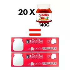 Kit Creme De Avelã Nutella 140g 2 Caixas C/ 10un Cada