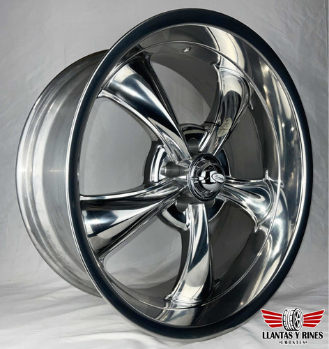 Rines 22x9 Y 22x11 5/127 Wheelcraftsman Polish Bullet (2rin Foto 4