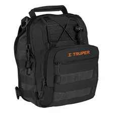 Mochila Táctica De Hombro Negro Truper 67022