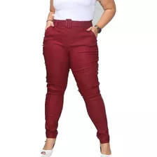 K2 Calça Feminina Plus Size Bengaline Cores Tamanho Grande 