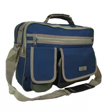 Bolsa Pasta Carteiro Nylon E Couro Sintético Masculino Femin