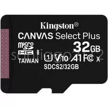 Tarjeta Memoria Micro Sd 32gb Kingston 100mbs Clase10 A1 Fhd