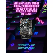 Tarjeta Madre Aorus + Procesador Y Disipador 