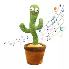 Juguete Cactus Baila Canta Repite Luminoso Recargable 