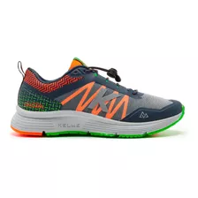 Zapatillas Kelme Running Hombre World Travel Gri/nar/vde Cli