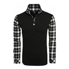 Coofandy Camisas De Polo De Manga Larga Para Hombre Casual S