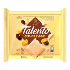 Chocolate Branco Com Cereais E Passas Garoto Talento Pacote 85g