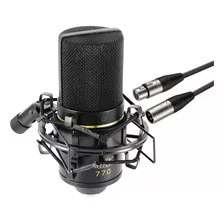 Microfone Condensador Mxl 770 Shockmount, Maleta E Cabo Xlr