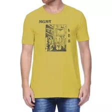 Camiseta Mgmt Indie Retrô Psicodélico Lançamento Eletro 