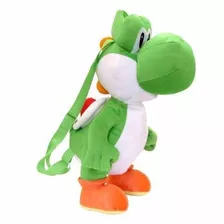 Peluche Back Pack Original Yoshi Tipo Mochila Mide 45cm