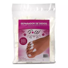 Separador De Dedos Descartáveis Para Manicure E Pedicure