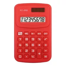 Calculadora Mini Portatil Digital 8 Digitos Escolar Oficina