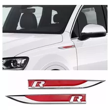 Par De Emblemas Salpicadera R Line Jetta Golf Gti Gli Rline