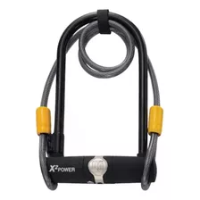 Cadeado U-lock Onguard Og 5801 Com Cabo E Chave Preto Bike