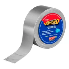 Fita Silver Tape Adesiva Duct Tape 44mmx25m Vedatudo - Dryko