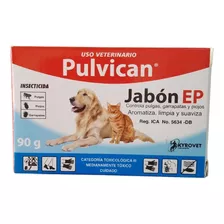 Jabon Insecticida Pulvican X 90 Gr Perros Gatos