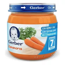 Papilla Nestlé Gerber De Zanahoria Sin Tacc Libre De Lactosa 7 Meses 113 G