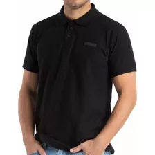 Playera Tipo Polo Caterpillar Pl01 Negro Para Hombre