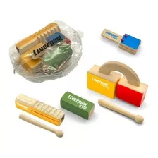 Kit Bandinha 4 Instrumentos Infantil Kids Liverpool Inf04