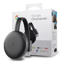  Google Chromecast 3 Full Hd Media Streaming Negro Carbón