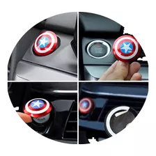 Cobertor Capitan America Boton Auto Adhesivo Decorativo 