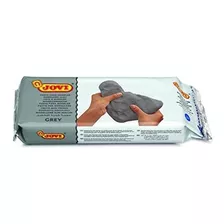 Jovi Air-dry Modeling Clay; 2.2 Lb. Gris, Sin Manchas, Perfe