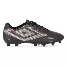 Botines Fútbol Umbro Campo Play Hombre En Negro Y Blanco | S