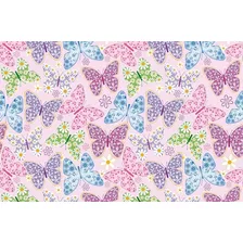 Contact Papel Parede Plástico Adesivo Butterflies 45cm X 10m Cor Infantil Butterflies