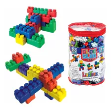 Blocos De Montar Slin 350 Peças Brinquedo Educativo C/ Bolsa