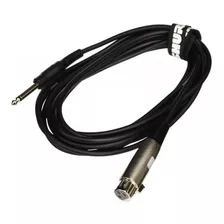 Cable Para Micrófono Shure C15ahz Xlr-plug 4.5mts Cromado