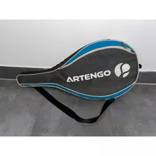 Raquetero Artengo Individual Usado Negro Y Azul