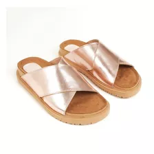 Sandalias Cruzadas Moda Ojotas Suela De Goma Livianas Mod 11