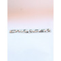 Emblema R/t Negro Metalico Con Adhesivos Dodge Charger
