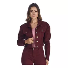 Blusinha Feminina Com Manga Bufante Bordô Vermelho Premium