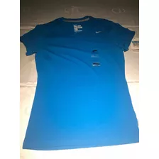 Amf44 Franela Nike Azul Dri Fit Para Dama Talla M Original