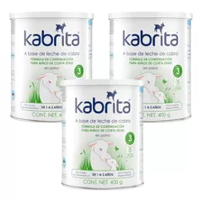 3pz Formula Lactantes Polvo Kabrita Etapa 3 Leche Bebes 400g