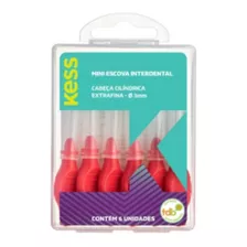 Escova Interdental Cilíndrica Kess 3mm Com 6 Unidades