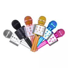 Microfone Sem Fio Youtuber Bluetooth Karaoke Reporter Cores 