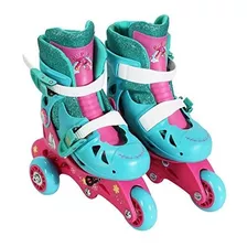 Playwheels Trolls Convertible 2 En 1 Patines, Junior Tamaño