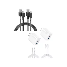 Cable Usb A A Tipo C Y Cargador Anker 20w (2-pack)