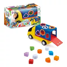 Brinquedo Educativo Caminhão Com Formas 0155 Monte Líbano