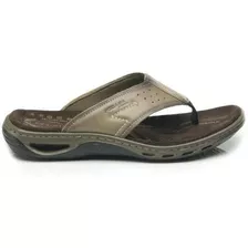 Chinelo Pegada Masculino Soft Em Couro - Pegada