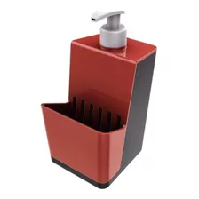 Dispensador Detergente Smart T Chumbo/vermelho Polipropileno