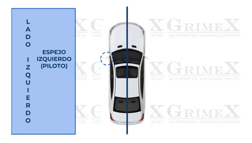 Espejo Chrysler 200 2012-13-2014 4p Elec C/desemp Cromo Ore Foto 5