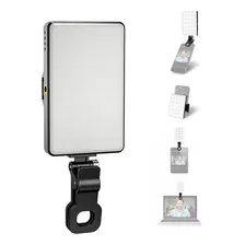 Panel De Luz Led Portátil Recargable Con Clip